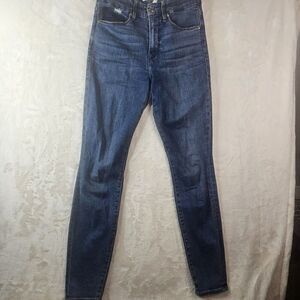Good American jeans womens size 2/26 good waist medium wash high waisted denim